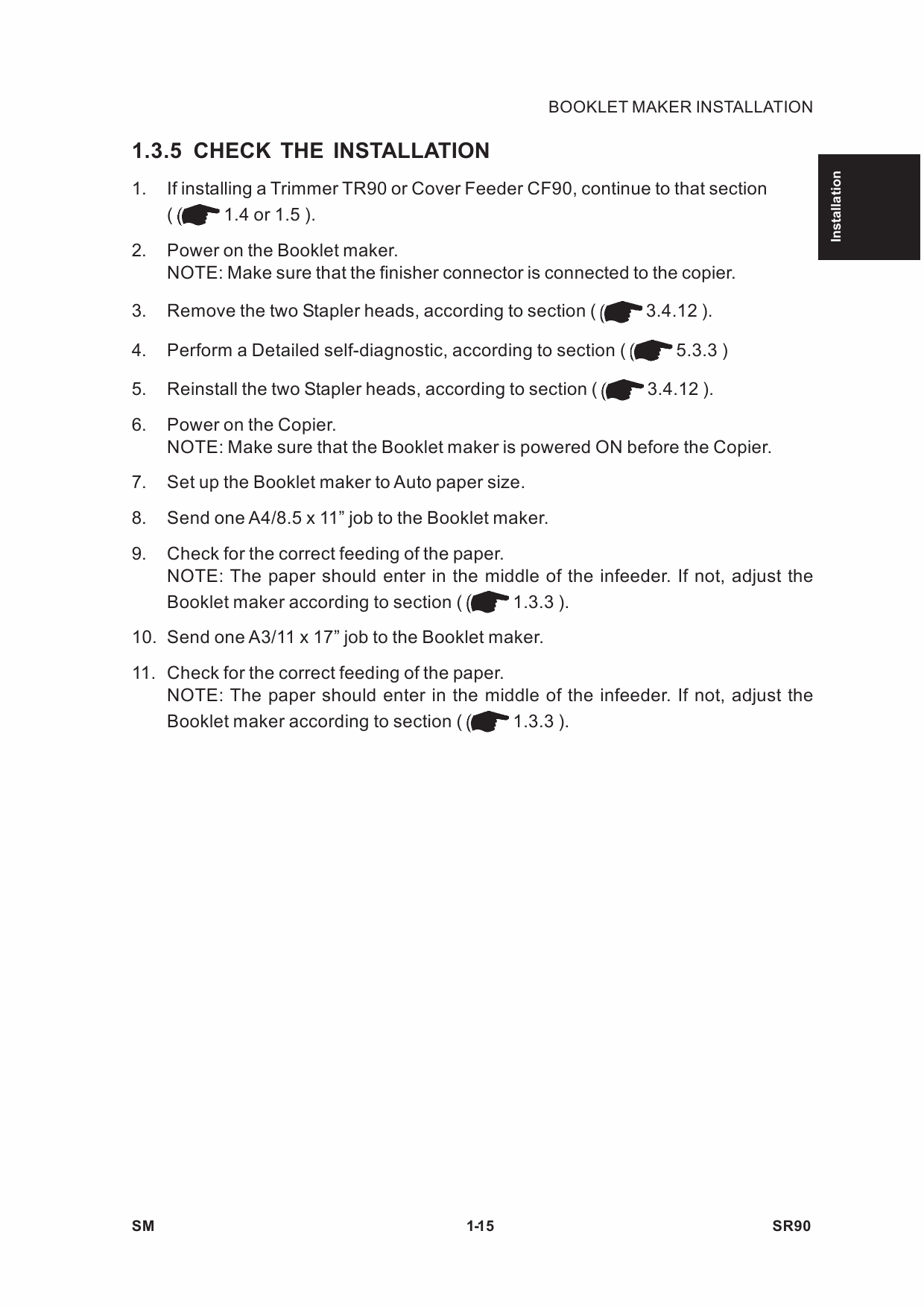 RICOH Options SR90 TR90 CF90 BF90 BOOKLET-MAKER TRIMMER COVER-FEEDER Service Manual PDF download-6 RICOH Options SR90 TR90 CF90 BF90 BOOKLET-MAKER TRIMMER COVER-FEEDER Service Manual PDF download-6